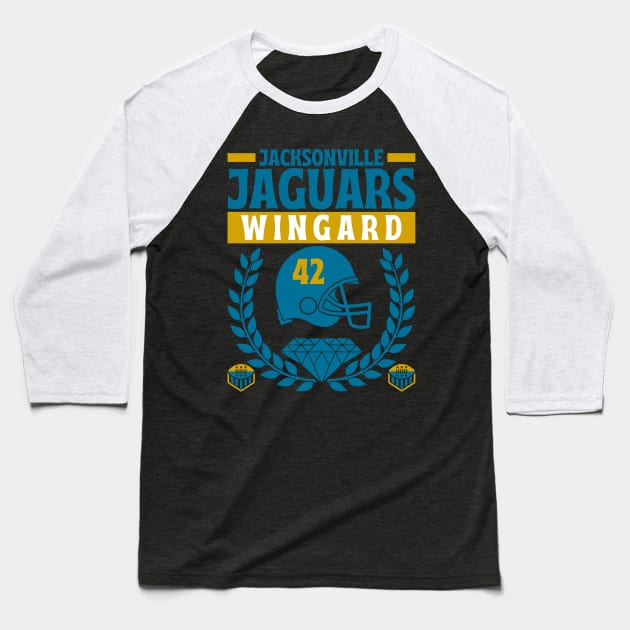 Jacksonville Jaguars Wingard 42 Edition 2 Baseball T-Shirt by Astronaut.co